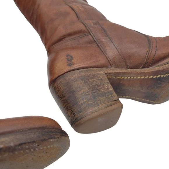 Vintage 1970s Frye Jane Cuff Boots - Picture 16 of 16